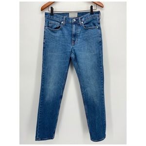 Everlane Mens Straight Leg Light Distress Jeans